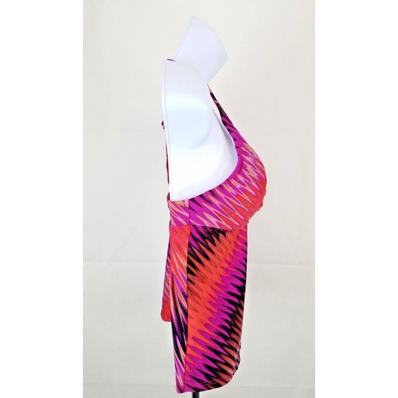 Dana Buchman Multicolor Underwire Support Tankini Swim Top Womens Size 6 - Picture 5 of 11